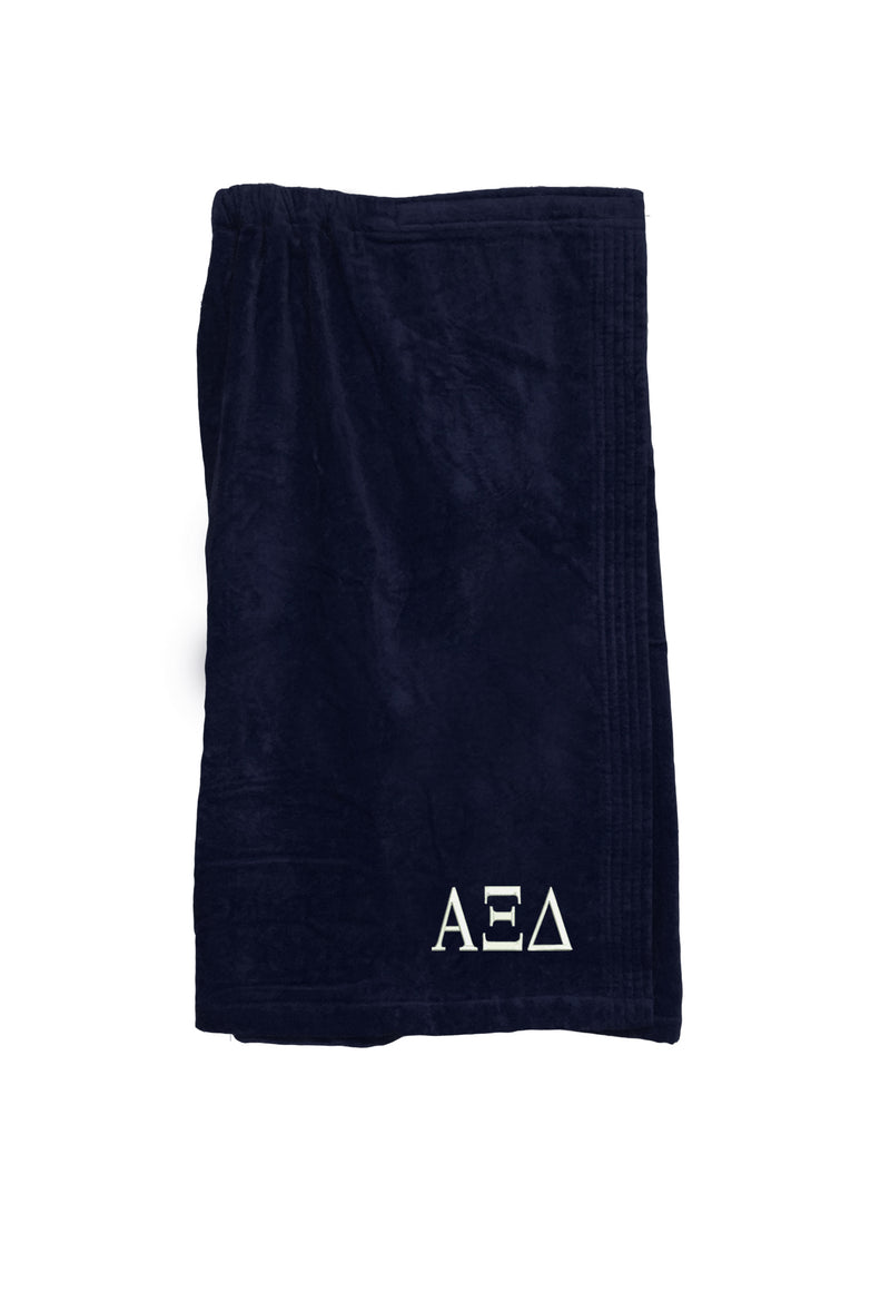 Alpha Xi Delta Velour Spa Wrap