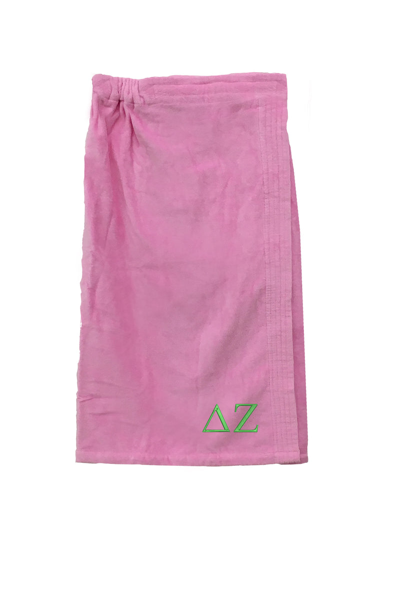 Delta Zeta Terry Velour Spa Wrap