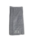 Zeta Tau Alpha Terry Velour Spa Wrap
