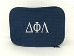Delta Phi Lambda Waffle Weave Cosmetic Bag