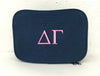 Delta Gamma Waffle Weave Cosmetic Bag