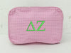 Delta Zeta Waffle Weave Cosmetic Bag