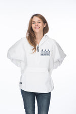 Delta Delta Delta Classic Solid Pullover Windbreaker - Lined