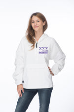 Sigma Sigma Sigma Classic Solid Pullover Windbreaker - Lined