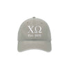 Chi Omega Beach Washed Hat