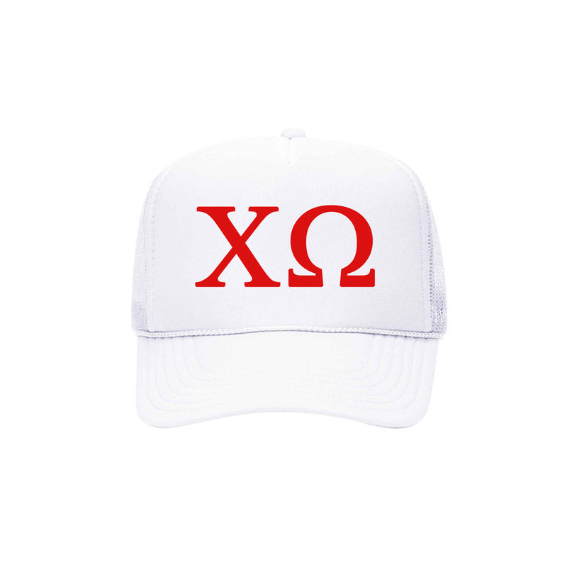 Chi Omega Trucker Hat