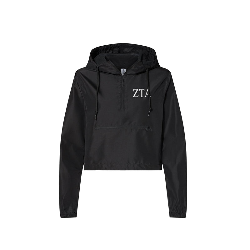 Zeta Tau Alpha Crop Windbreaker