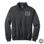Zeta Tau Alpha Quarter Zip Pullover