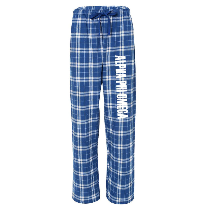 Alpha Phi Omega Flannel Pants