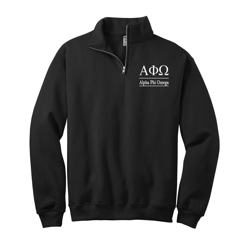 Alpha Phi Omega Quarter Zip Pullover