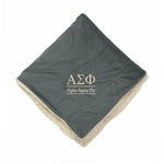 Alpha Sigma Phi Sherpa Lined Blanket