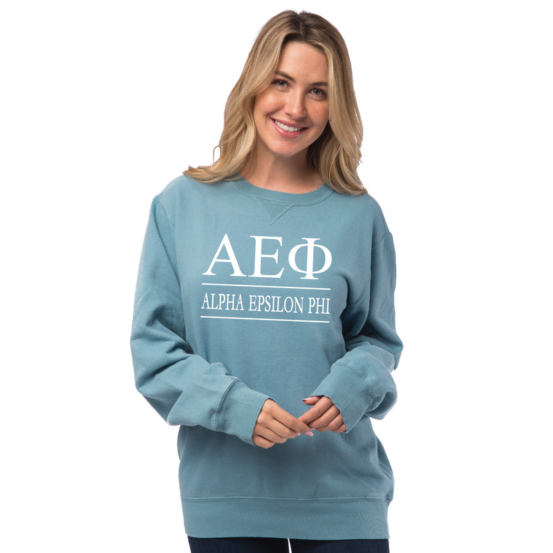 Alpha Epsilon Phi Vintage Color Crewneck Sweatshirt