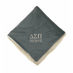 Delta Sigma Pi Sherpa Lined Blanket