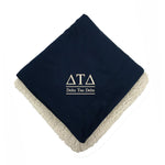 Delta Tau Delta Sherpa Lined Blanket