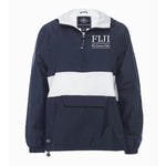 Phi Gamma Delta Rugby Striped Lined Windbreaker