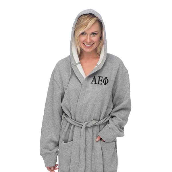 Alpha Epsilon Phi Hooded Sweatshirt Robe