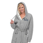 Alpha Xi Delta Hooded Sweatshirt Robe