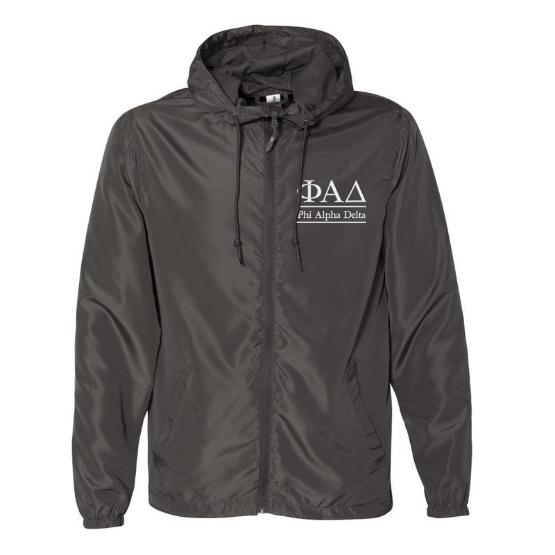 Phi Alpha Delta Full Zip Windbreaker