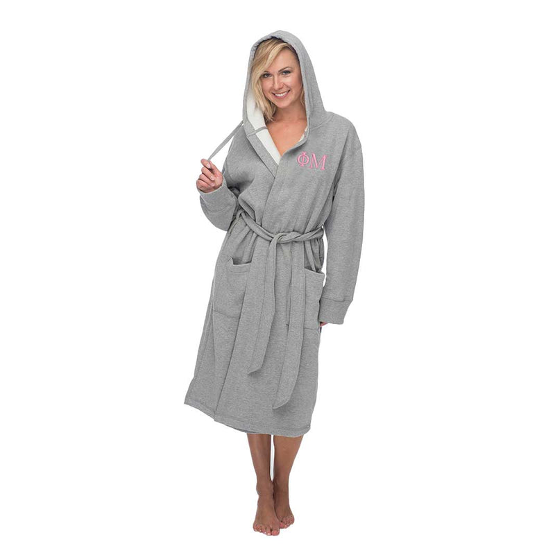 Phi Mu Hooded Sweatshirt Robe