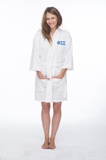 Phi Sigma Sigma Waffle Weave Kimono Bathrobe