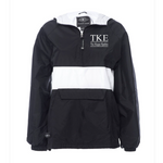 Tau Kappa Epsilon Rugby Striped Lined Windbreaker