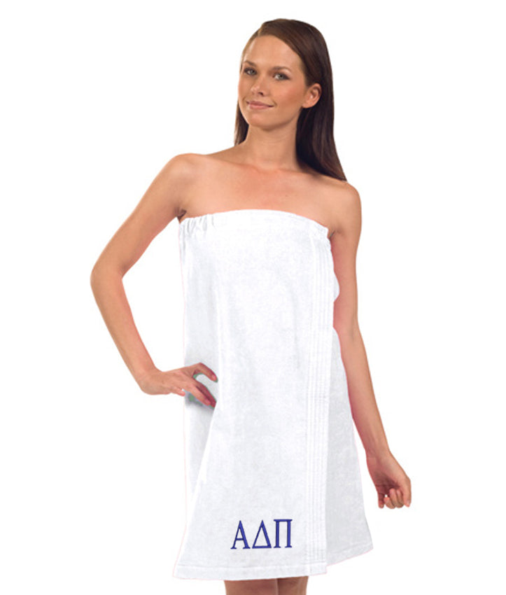 Alpha Delta Pi Terry Velour Spa Wrap