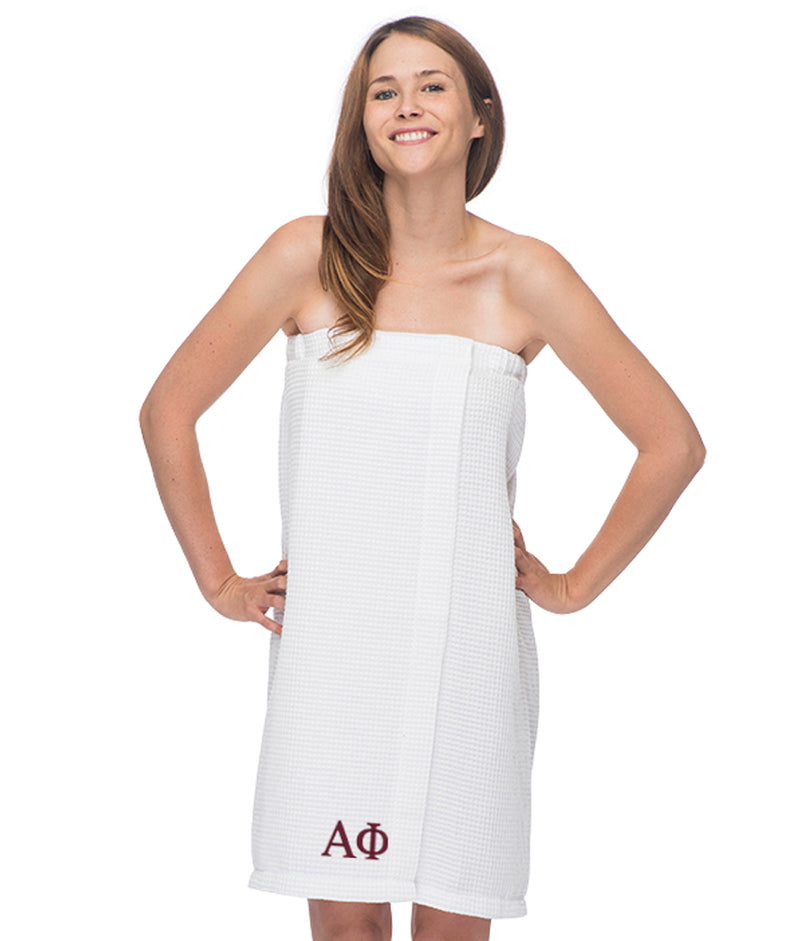 Alpha Phi Waffle Spa Wrap